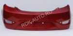   Бампер задний Hyundai Solaris ХЭТЧБЕК (2010-2014) Красный Гранат перламутр/ TDY Garnet Red