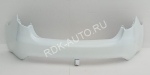   Бампер задний Киа Рио-3 СЕДАН (2011-2015) цв. Белый Cristal White PGU