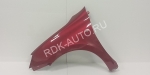   Крыло левое пластиковое Гранта-1/ Калина-2 цв. Пламя №193